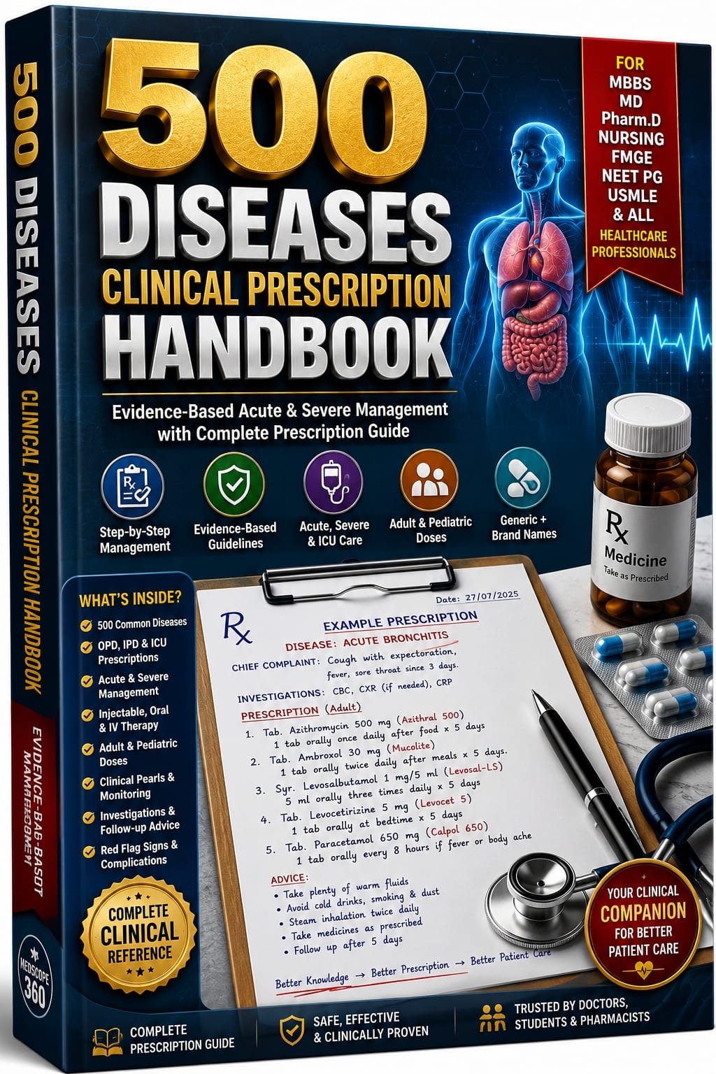 500 Diseases Clinical Prescription Handbook
