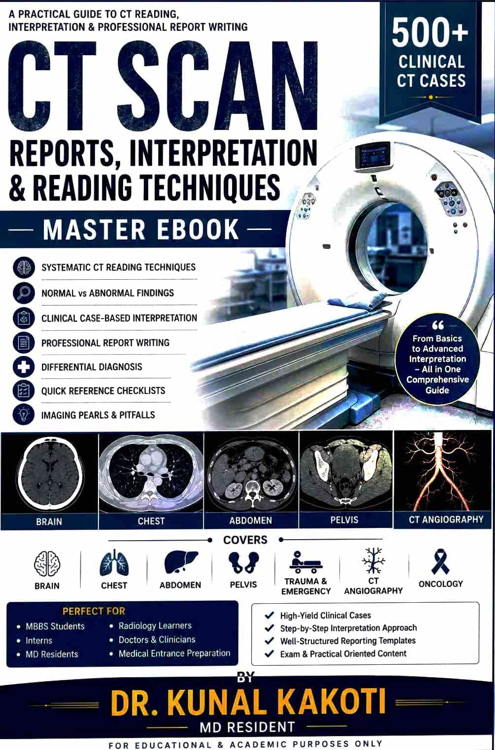 500+ clinical CT cases 