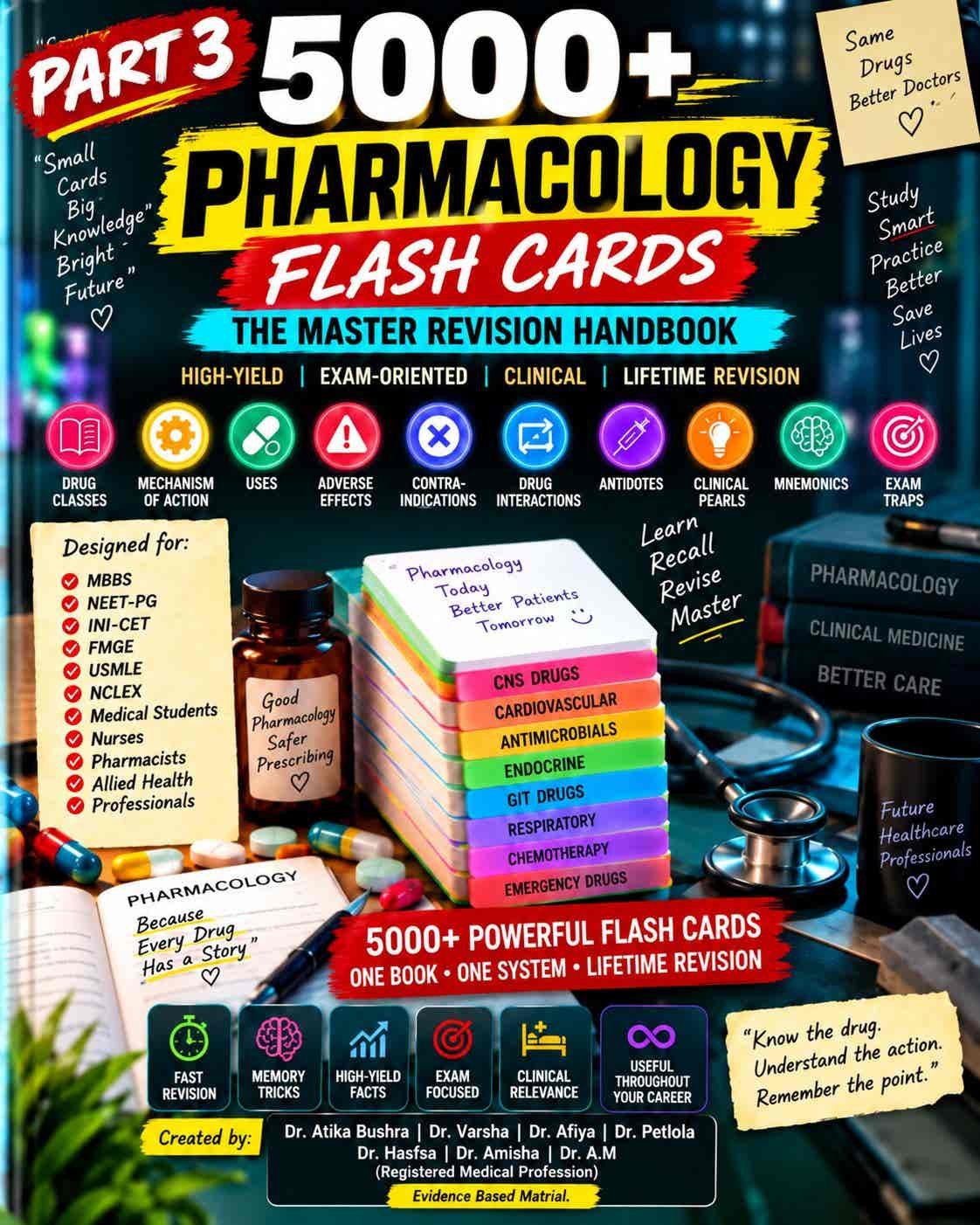 5000+ pharmacology flashcards ( part 3)